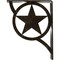 Ekena Millwork Austin Wrought Iron Bracket, (Triple center brace), Antiqued Warm Silver 2"W x 7 1/2"D x 10"H BKTM02X07X10TAUAWS - alternate 7